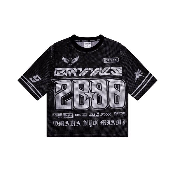 Black sports jersey