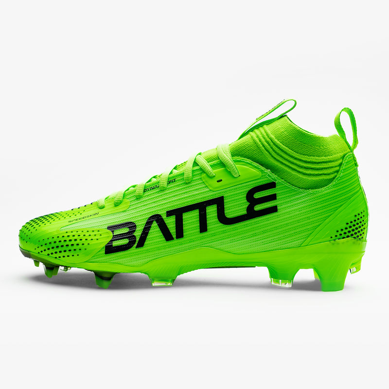 Neon Green AstroFly Cleats by Battle Sports