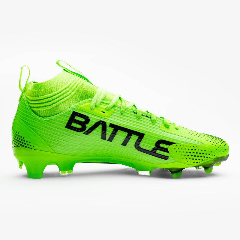 Neon Green AstroFly Cleats by Battle Sports
