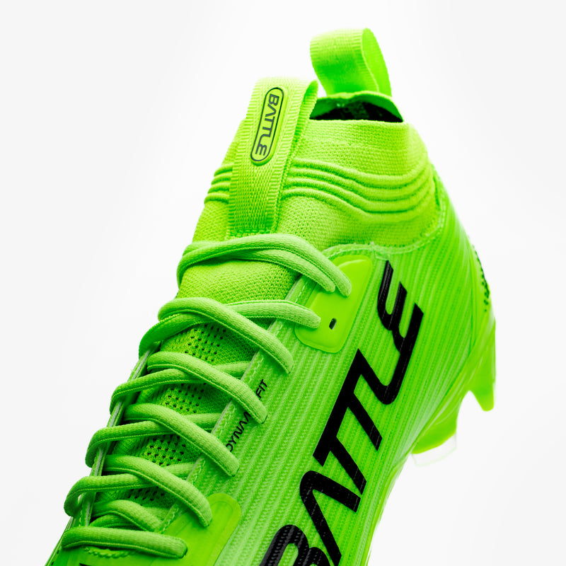 Neon Green AstroFly Cleats by Battle Sports