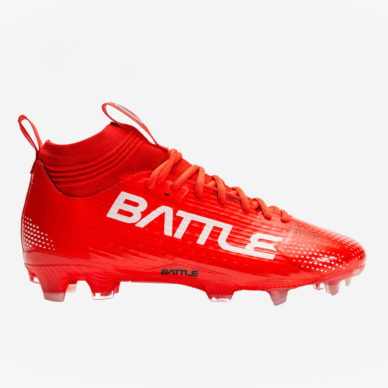 Red AstroFly Cleats by Battle Sports