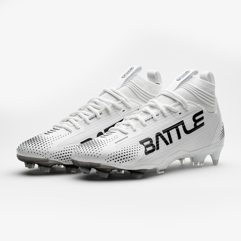 White with Black Logo
AstroFly Cleats by Battle Sports