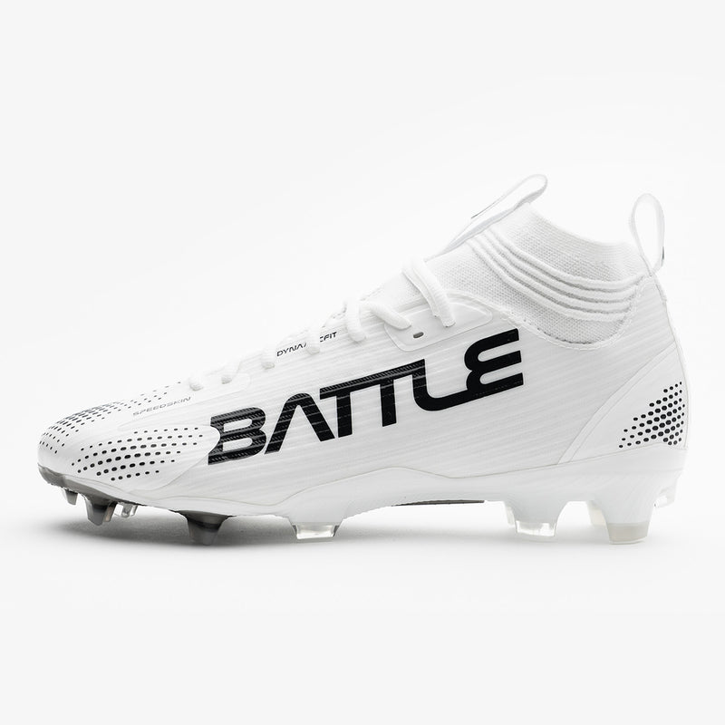 White with Black Logo
AstroFly Cleats by Battle Sports
