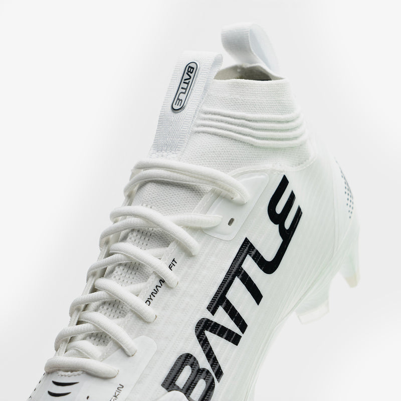 White with Black Logo
AstroFly Cleats by Battle Sports