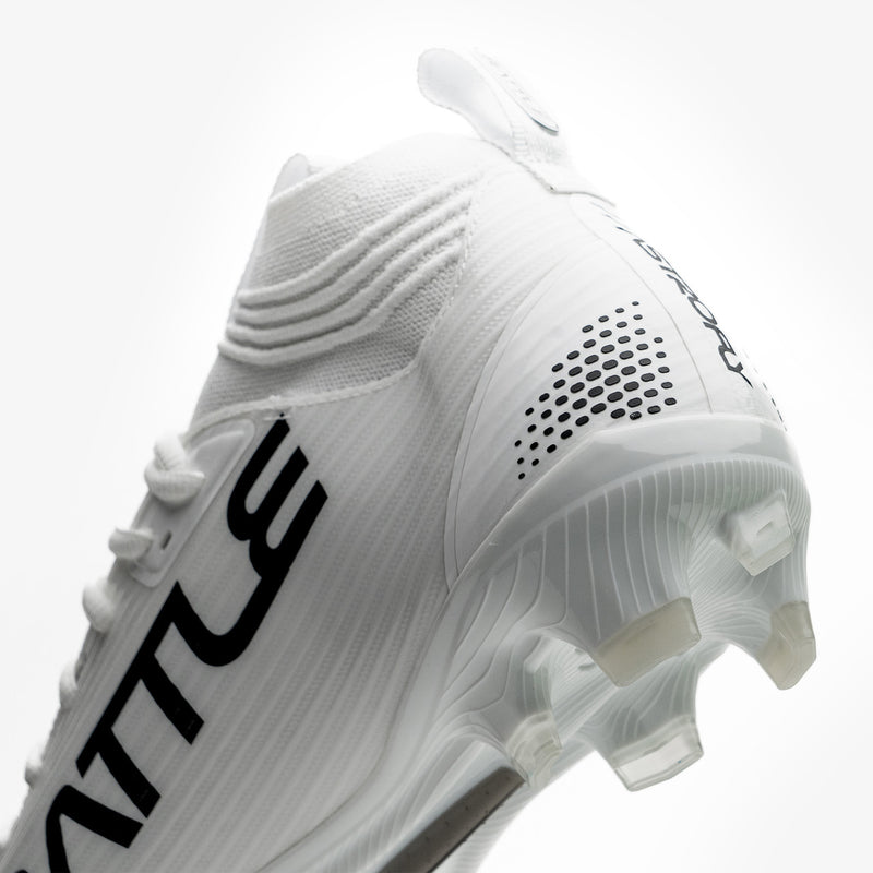 White with Black Logo
AstroFly Cleats by Battle Sports