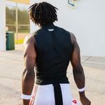 Mock Neck PRO Sleeveless Compression by Battle Sports