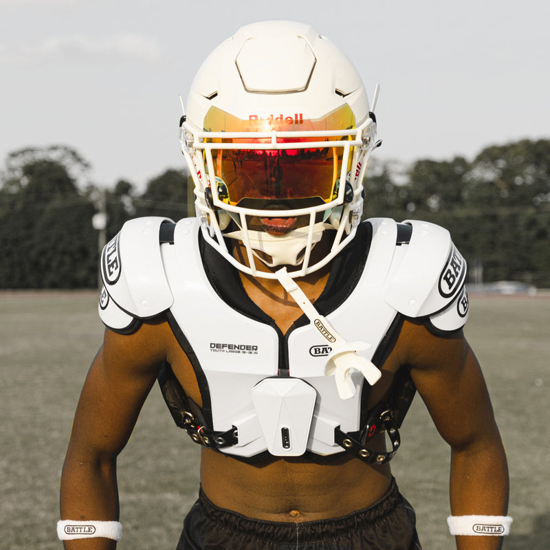 Defender Lightweight Football Shoulder Pads by Battle Sports