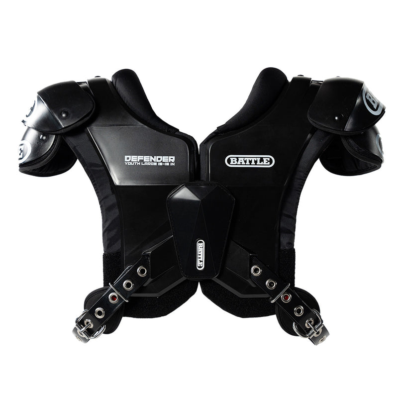 Defender Lightweight Football Shoulder Pads by Battle Sports