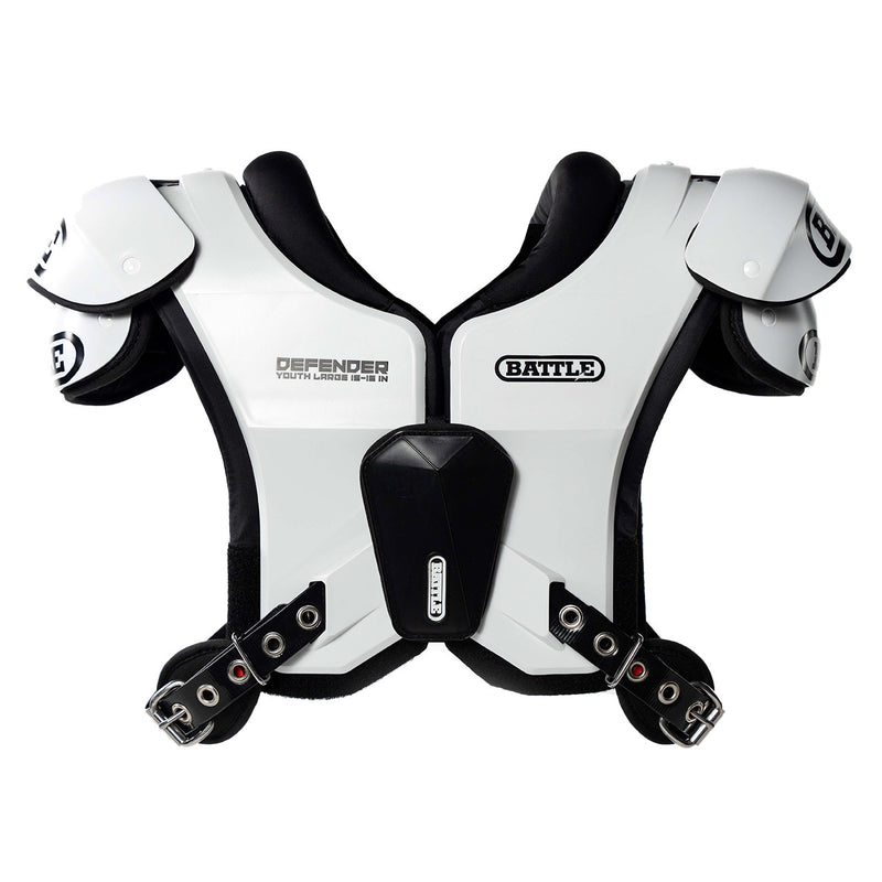 Defender Lightweight Football Shoulder Pads by Battle Sports