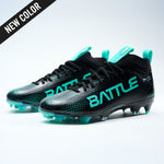 Black with Aqua Logo