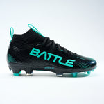 Black with Aqua Logo