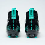 Black with Aqua Logo