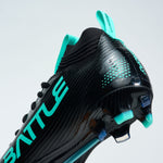 Black with Aqua Logo