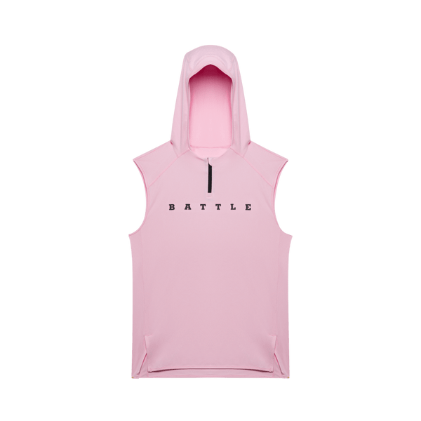 Fly Quarter Zip Sleeveless Hoodie by Battle Sports